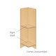 Knick Knack Shelf - Right Shelf MDF Knick Knack Shelf - Right Shelf MDF